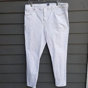 Gap 1969 White Jeans True Skinny size 33Regular